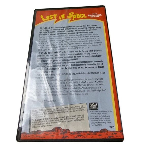 Lost in Space The Collectors Edition No Place To Hide Reluctant Stowaway VHS NEW - Picture 2 of 4